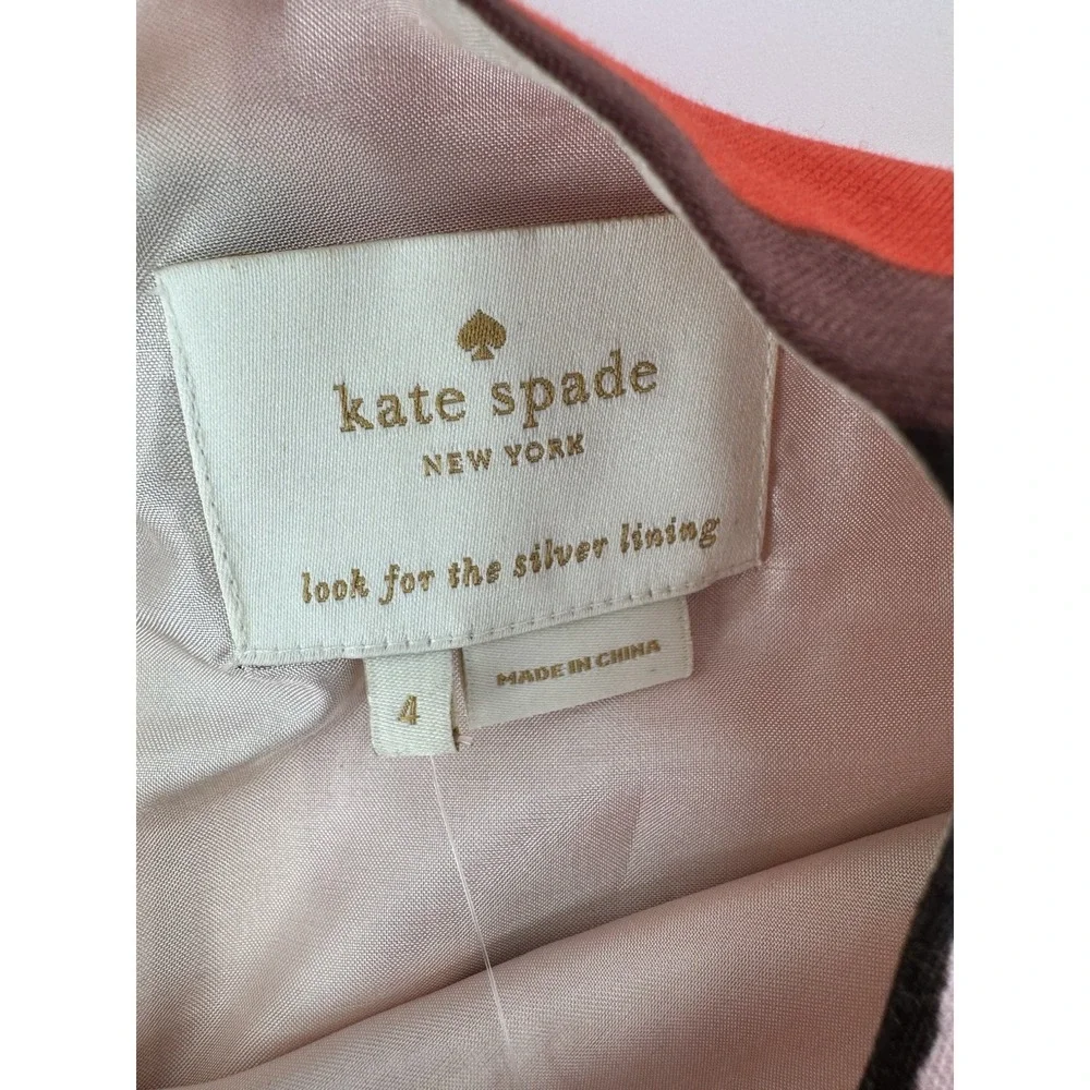Kate Spade New York‎ Colorblock Pink Red Black Tank Maxi Dress Size 4 NWT